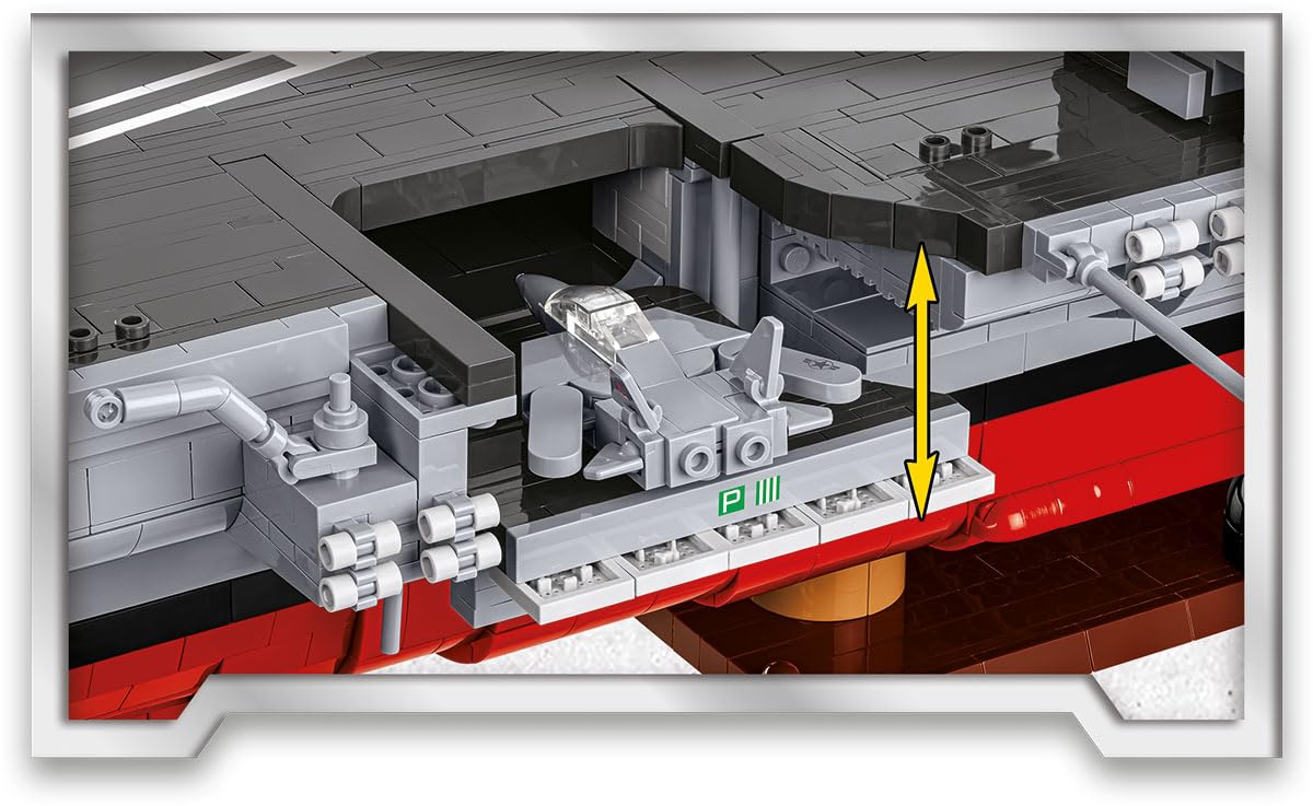 Aircraft Carrier Scale 1:300 6130 pcs Box: 79,5 x 24,4 x 35,0 cm TOP Gun