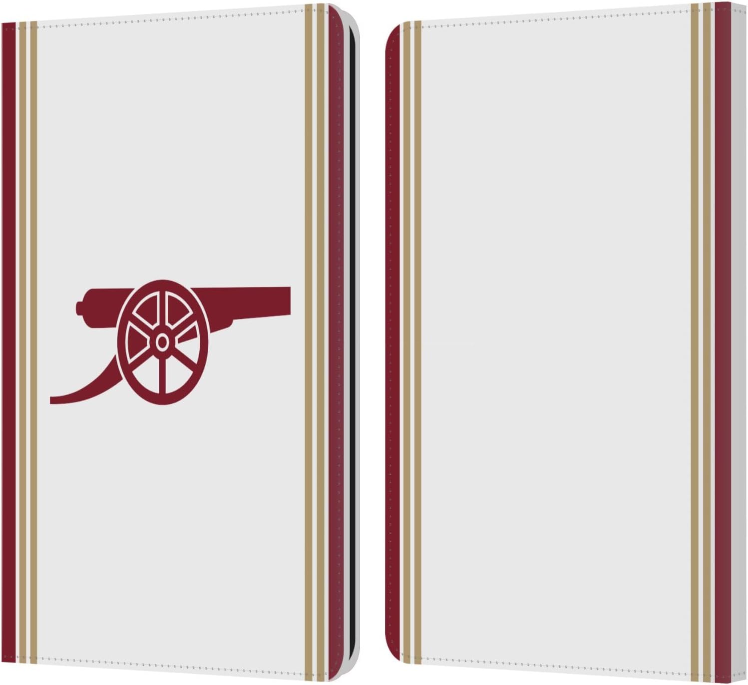 Head Case Designs Officially Licensed Arsenal FC Third 2025/26 Kit Leather Wallet Case Compatible with Kindle Paperwhite 1/2 / 3