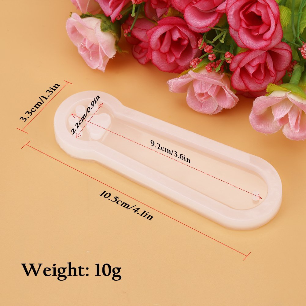 Foglie fiore segnalibro stampo in Silicone onda rettangolo segnalibro resina epossidica stampi per colata per artigianato in resina epossidica fai da te che fanno strumenti  36