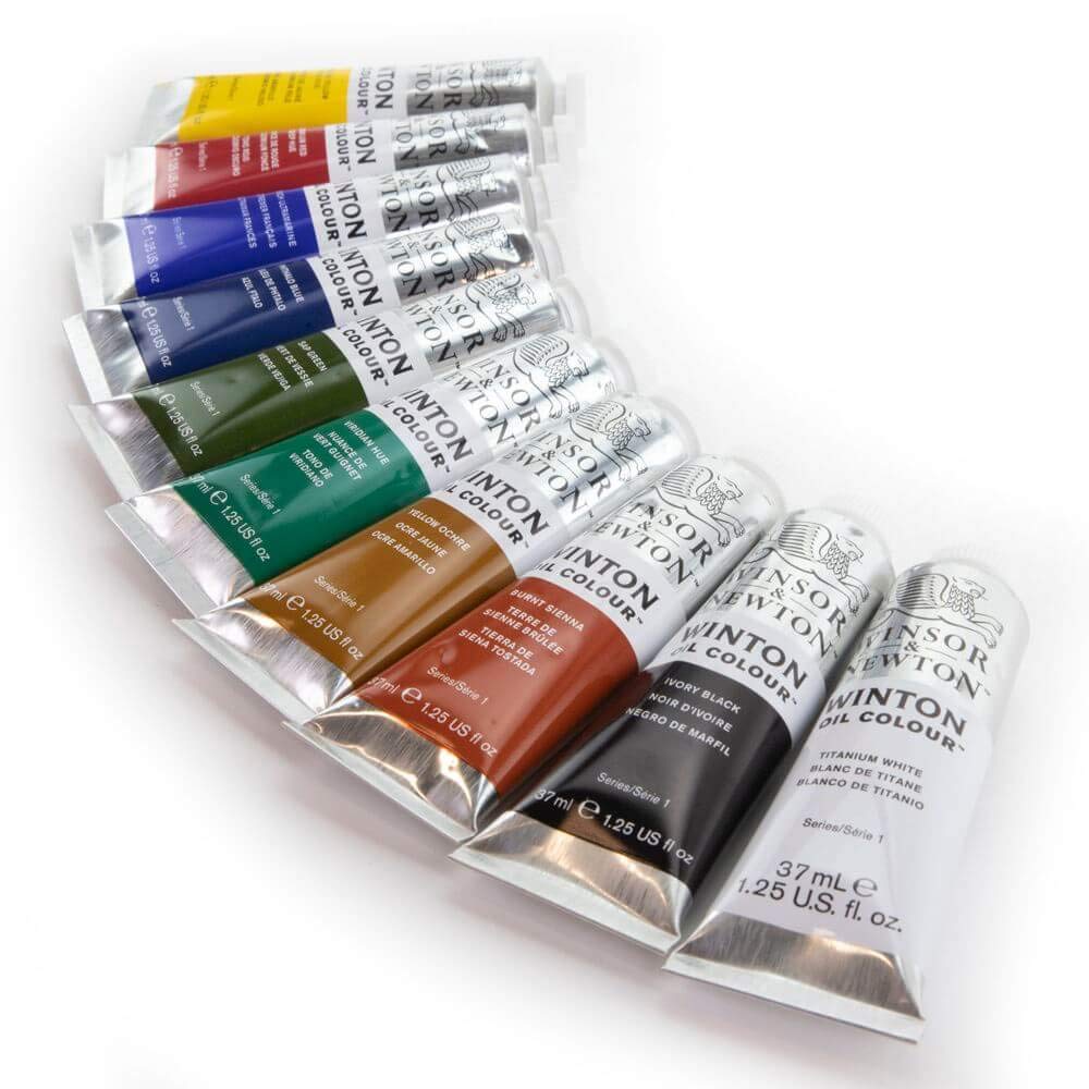 Winsor & Newton Winton Oil Color Starter Set, 10-Colors