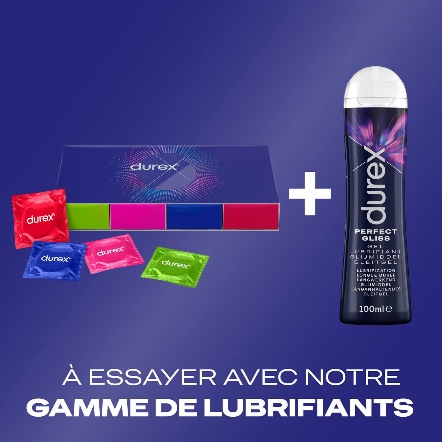 Durex SURPRISE ME - 40 Préservatifs - Assortiment Stimulant - Boîte Design