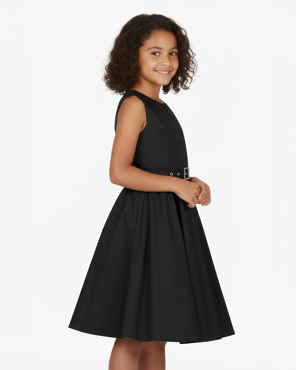 BlackButterfly Kids 'Audrey' Vintage 50's Girls Dress - Image 4