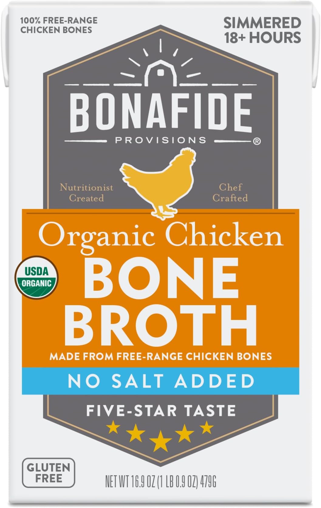 Bonafide Provisions Fresh Organic Chicken Bone Broth No
