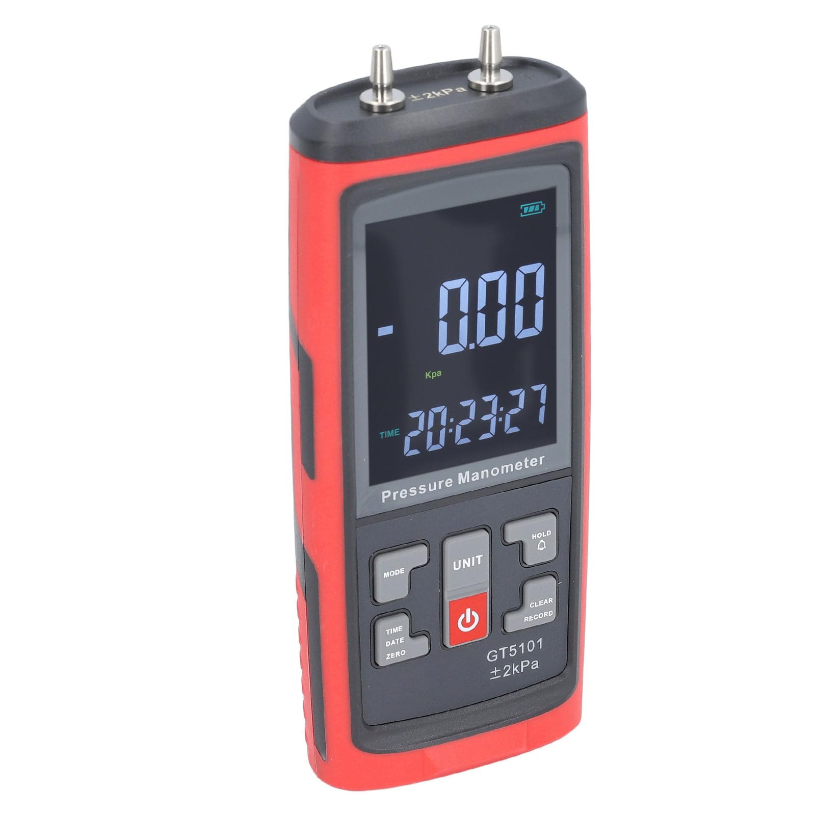 ±2KPa Differential Pressure Digital Pressure Manometer for Metallurgy Electric Power Nuclear Power