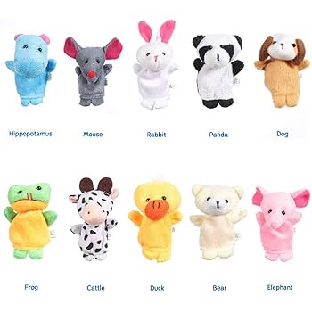 Amazon.co.jp: 指人形 動物指人形 かわいい ぬいぐるみ 指の