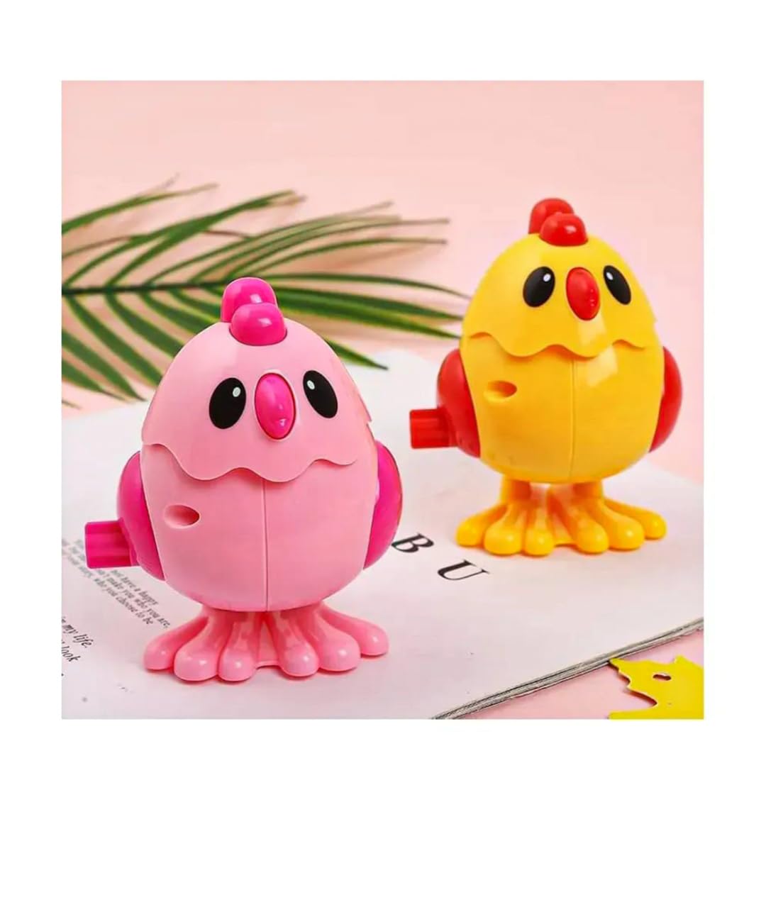 ABR Mall Key Operated Clockwork Jumping Chick Toy for Kids | Key Operated Toys for Kids | Chicky Toys | Colour May Very (B0D6G6TCBN) Amazon Price History, Amazon Price Tracker