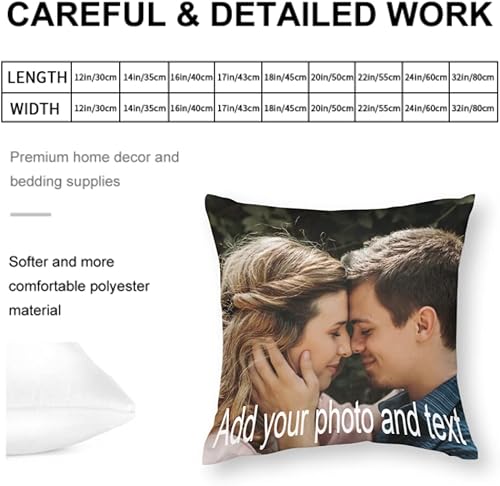 Miniatura 2 de jemite Almohadas personalizadas con imagen almohada personalizada con foto regalos personalizados para cumpleaños Navidad Halloween padres Día de la