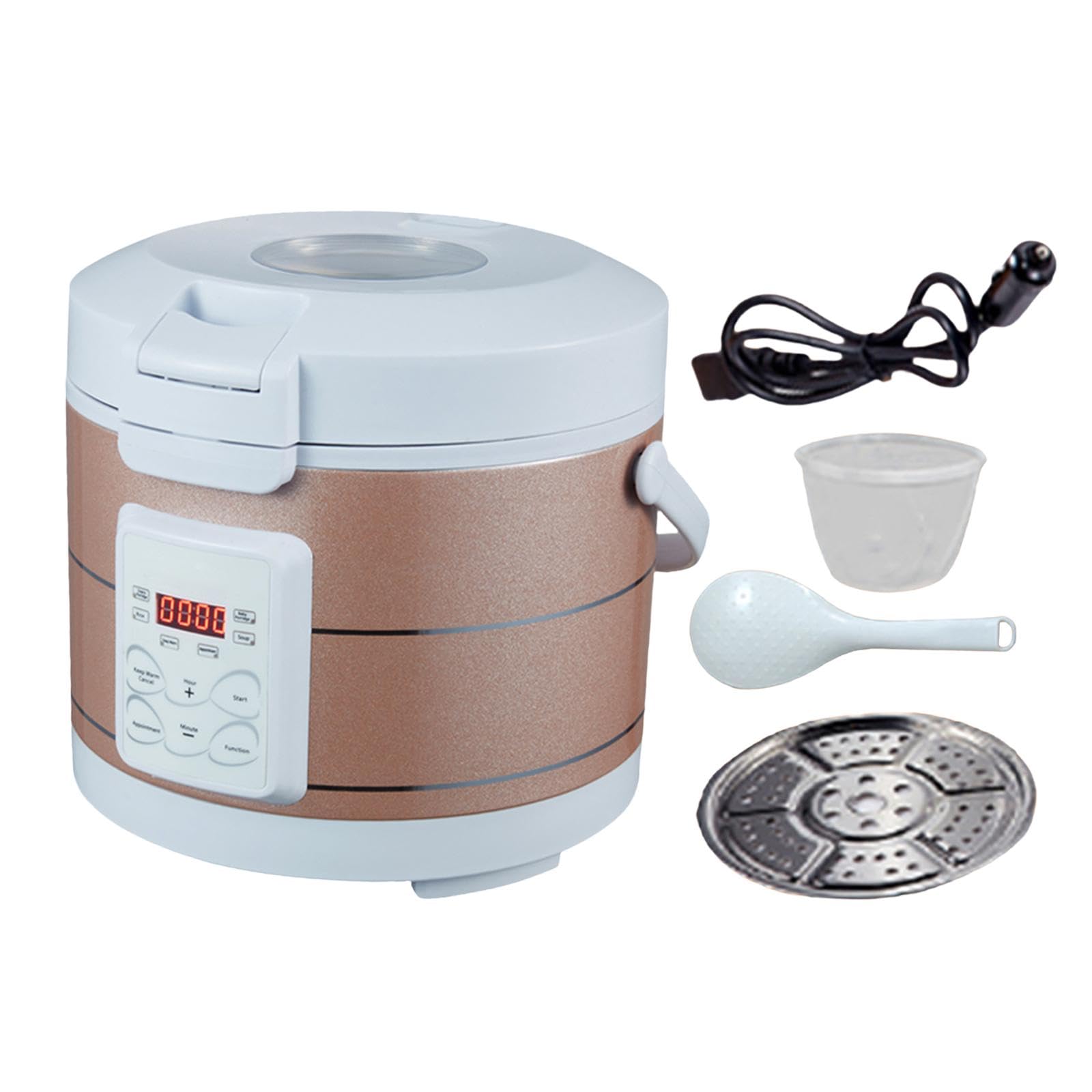 Vehicle 3L Travel Rice Cooker 12V 24V for Keeping Warm Portable Food Steamer Style A|Home & Garden| Kitchen, Dining & Bar| Small Kitchen Appliances| Rice Cookers-image-34