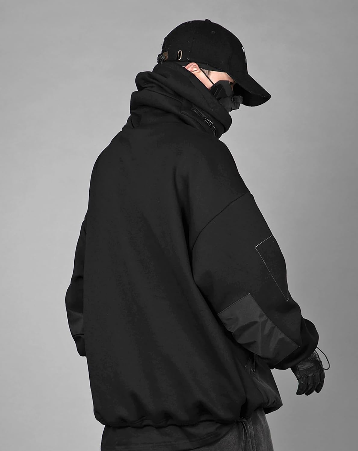 Niepce Inc Streetwear High Neck Men's Hoodie
