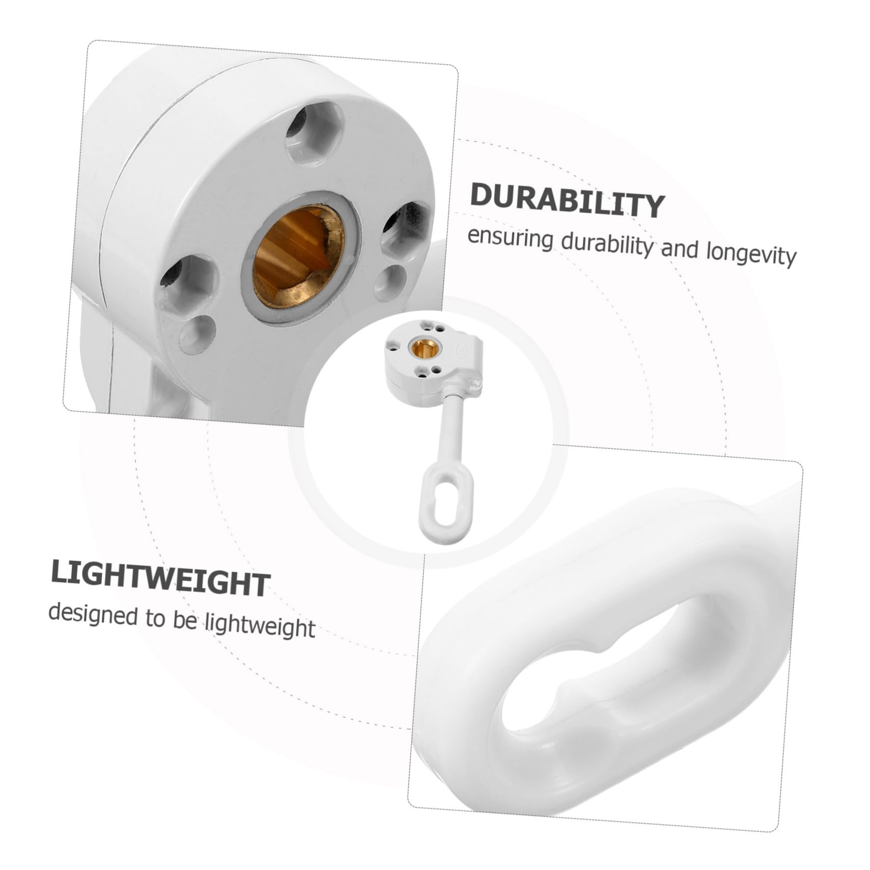 TOYANDONA 3 Pièces Outil de Manivelle pour Auvent Accessoire de Rétractable avec Engrenage à Vis Pratique pour Résidentiel et Commercial