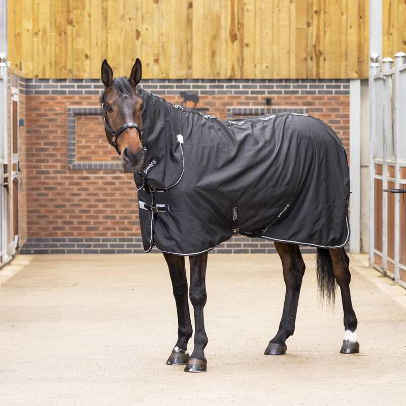 Shires Tempest 0g Lite Combo Stable Rug - Black 7'3" / 87", Black