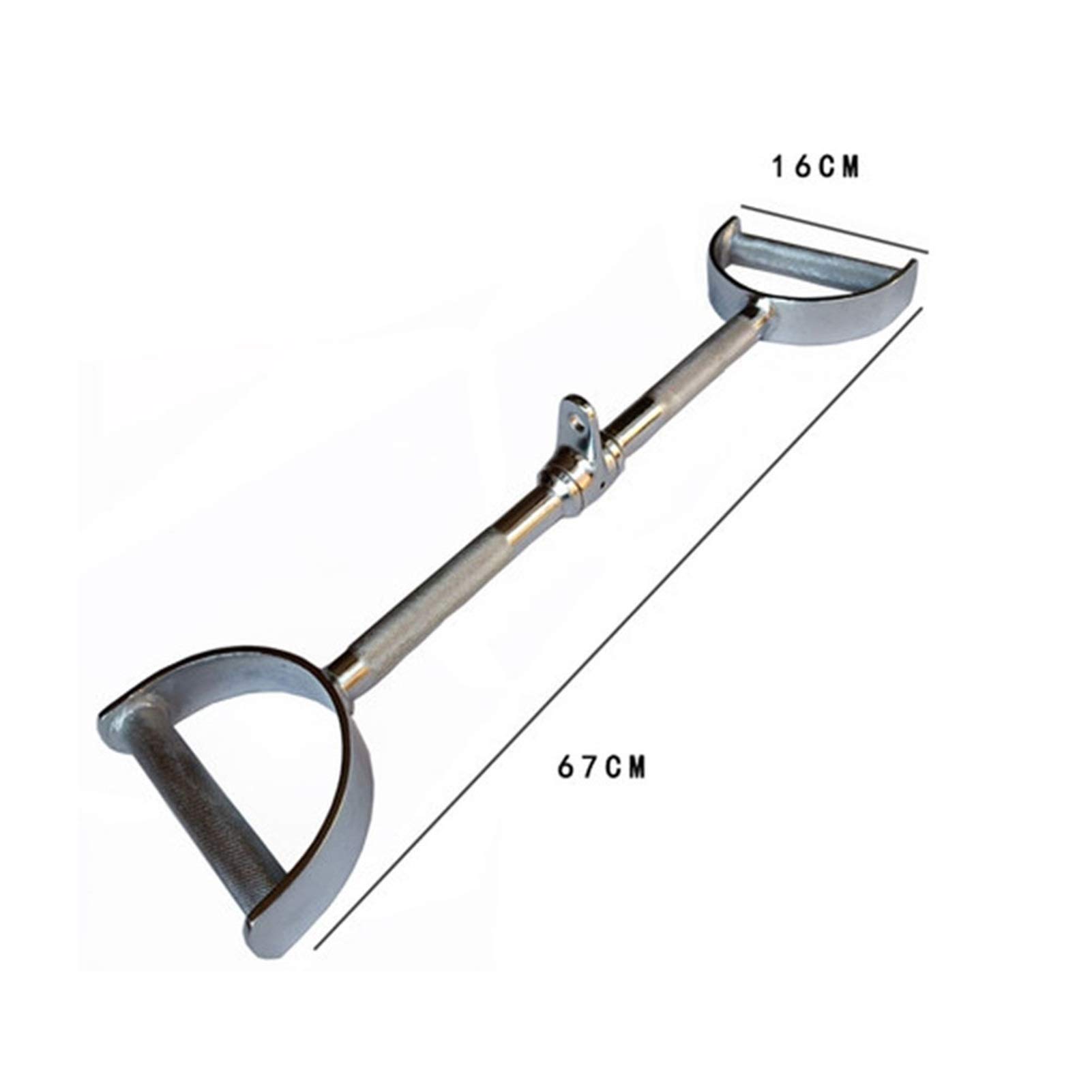 LAT Machine Barra D-Type LAT Cavo Macchina Maniglia Accessori Fitness, Barra Multifunzione Gancio Rotante Tricipiti per Allenamento della Forza