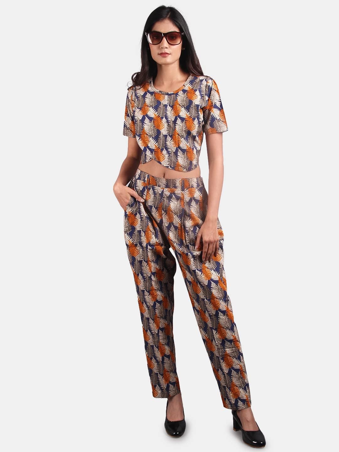 Women's Cotton Blue 2 Piece Cord Set image 5
