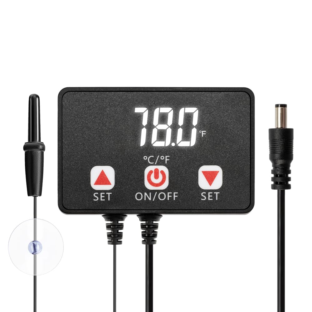 Controlador de temperatura DaToo para ventilador de acuario de 12V y regulador termico