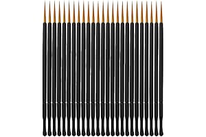 Green Stuff World Brush Rinse 2419: 25 Disposable Synthetic Brushes for Models and Miniatures