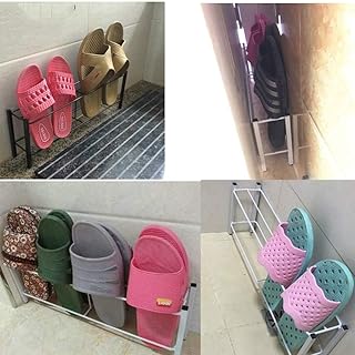 GCP Simple Furniture Creative Slippers Shoe Rack, Wrought Iron Home Simple Economic Bathroom Dormitory Bathroom Door Storage Small Shoe Rack