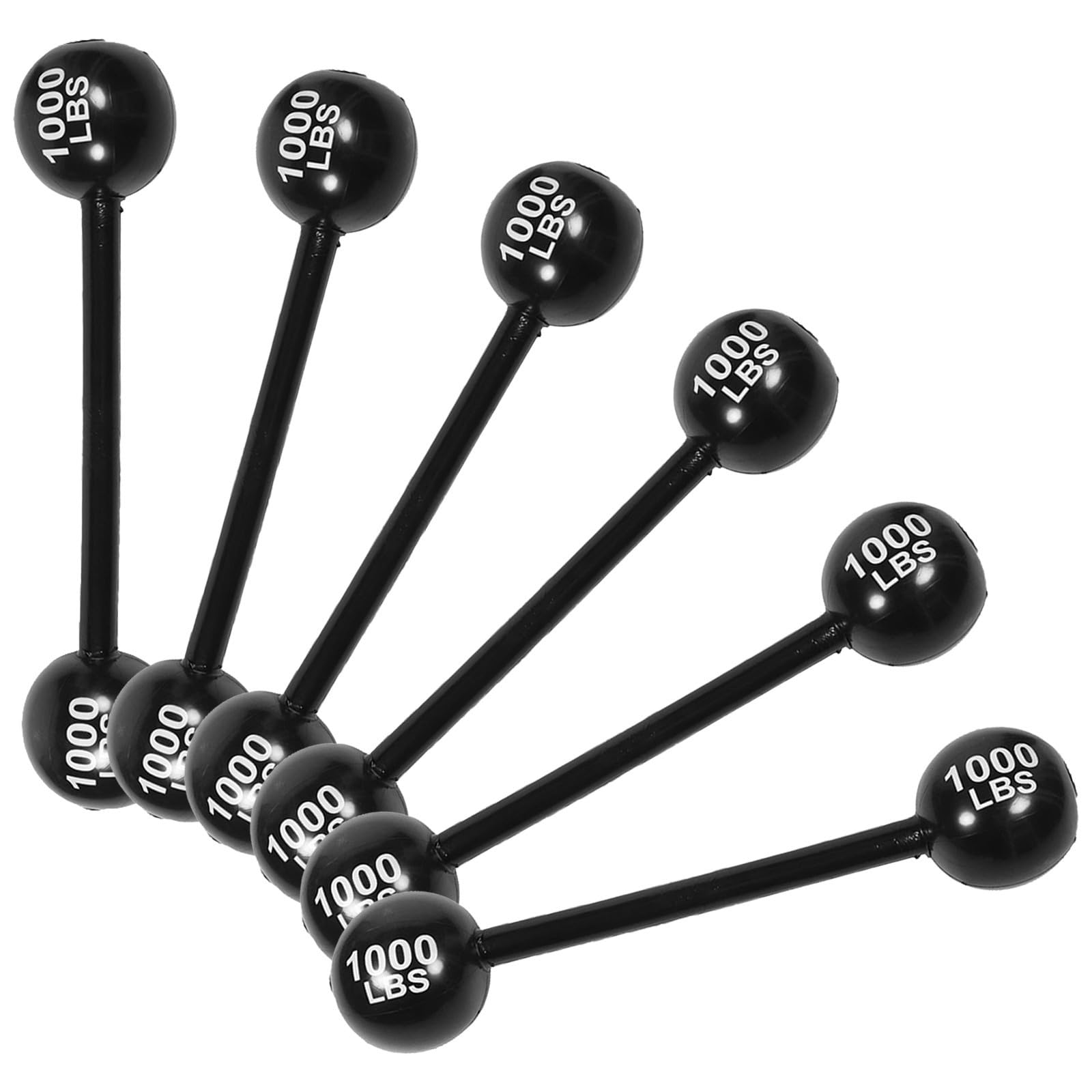 Haltères gonflables légers en PVC pour animer vos fêtes sans encombre