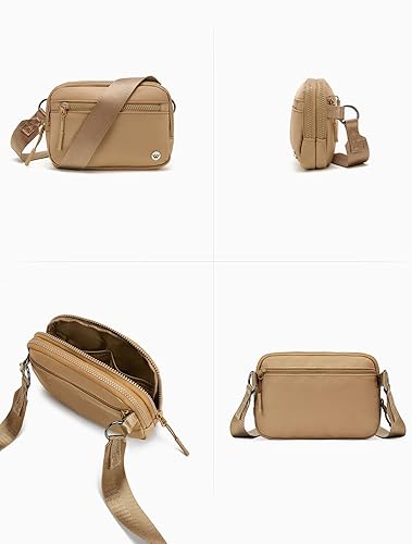 Miniatura 6 de WESTBRONCO Bolsos cruzados pequeños para mujer de nailon con correa ajustable, mini bolso cruzado, bolsa de hombro, entrenamiento de viaje