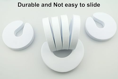 Miniatura 6 de Maydahui 8 protectores de pellizcos para dedos, puertas a prueba de bebés, extra suaves y duraderas, tope de puerta de puerta de golpe para puertas
