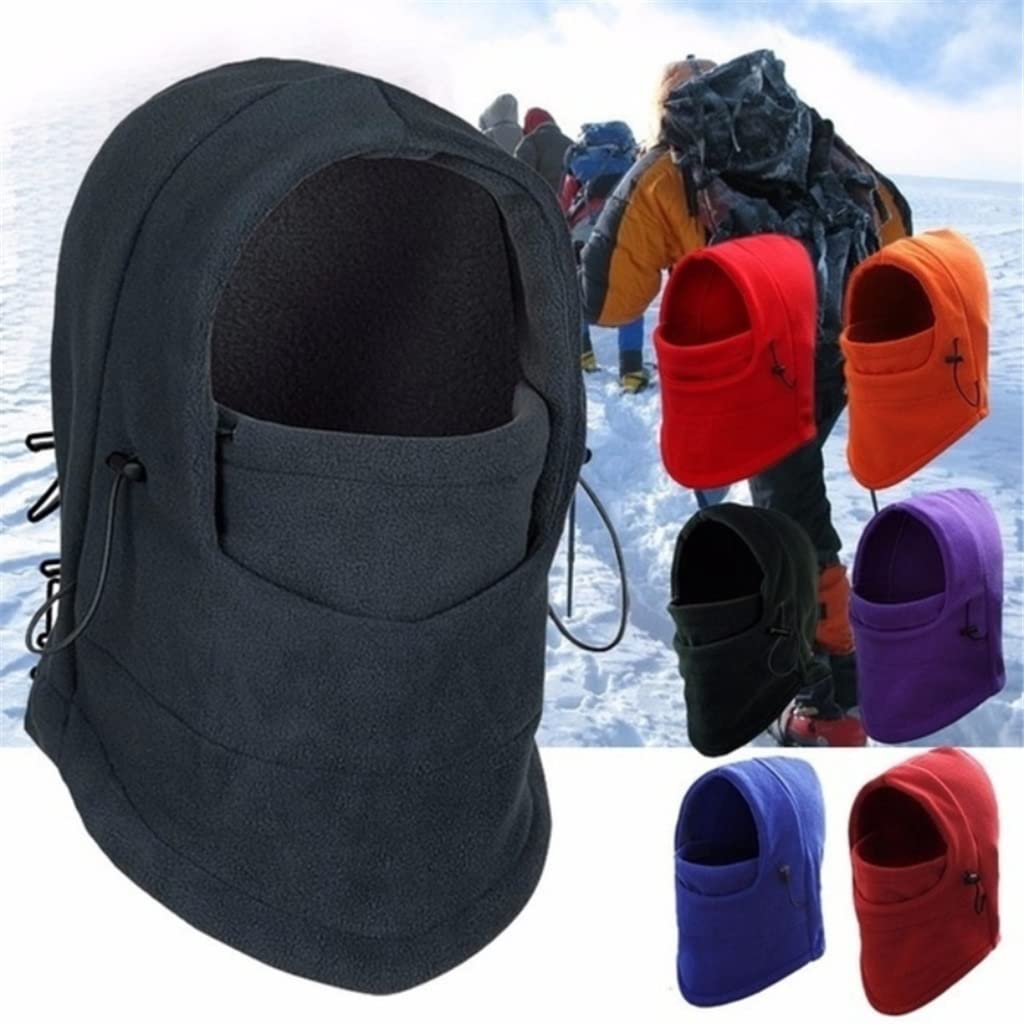 RajoNN Cappelli Sciarpe da Trekking all'aperto Unisex Berretto Invernale Caldo Passamontagna in Pile Termico da Ciclismo Scaldacollo da Sci con Cappuccio