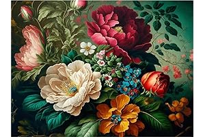 Under $3 Diamond Painting Kit: Peonies in Bloom