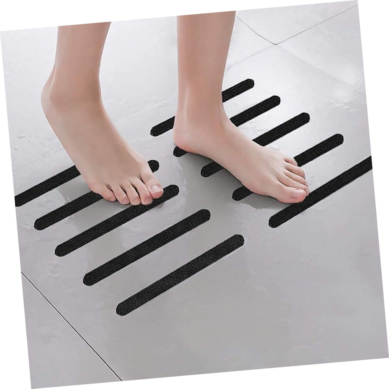 Cabilock Strisce Adesive Antiscivolo 73 Pezzi in Peva Nere