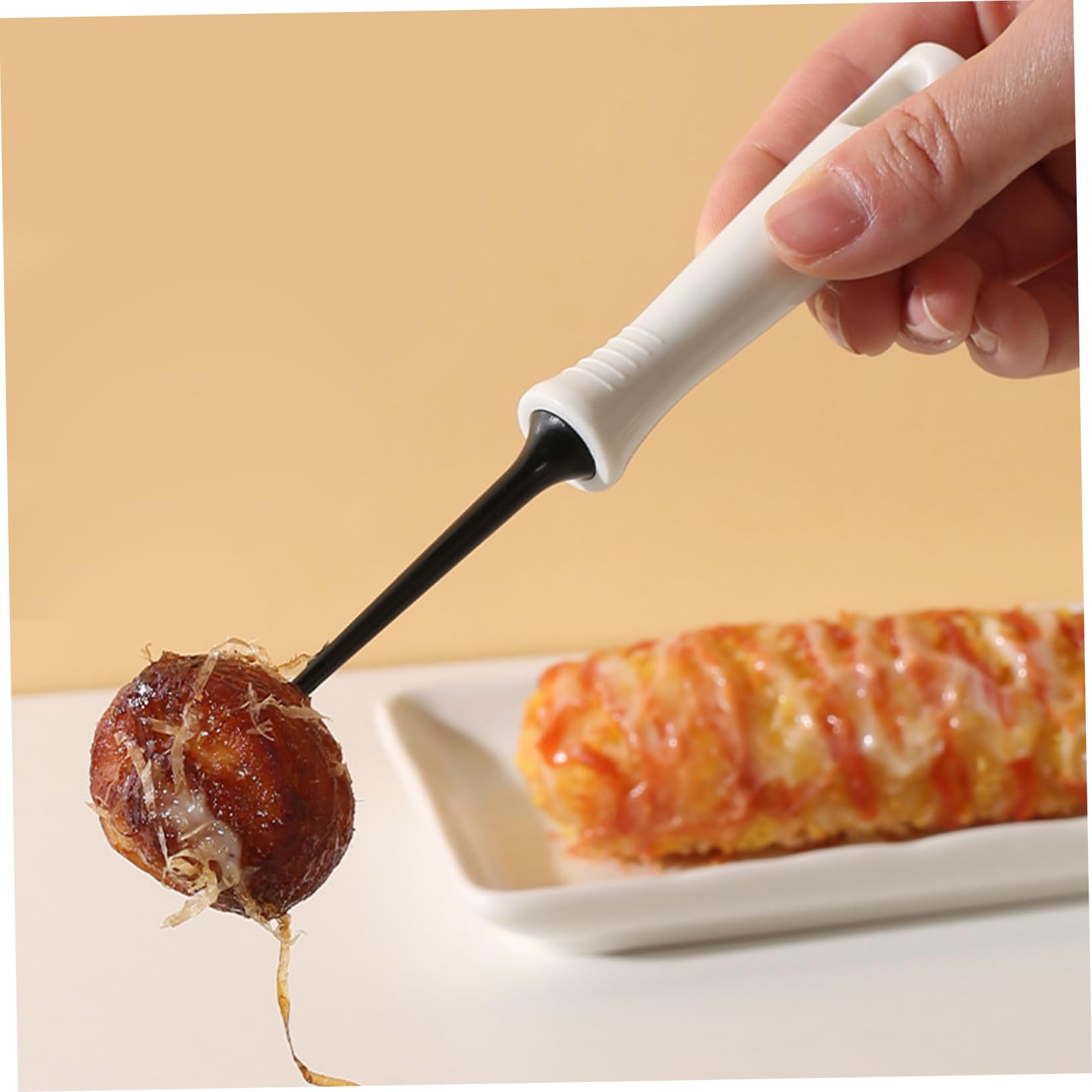 Takoyaki Pick 7 calda resistente al calore manico antis-lacca