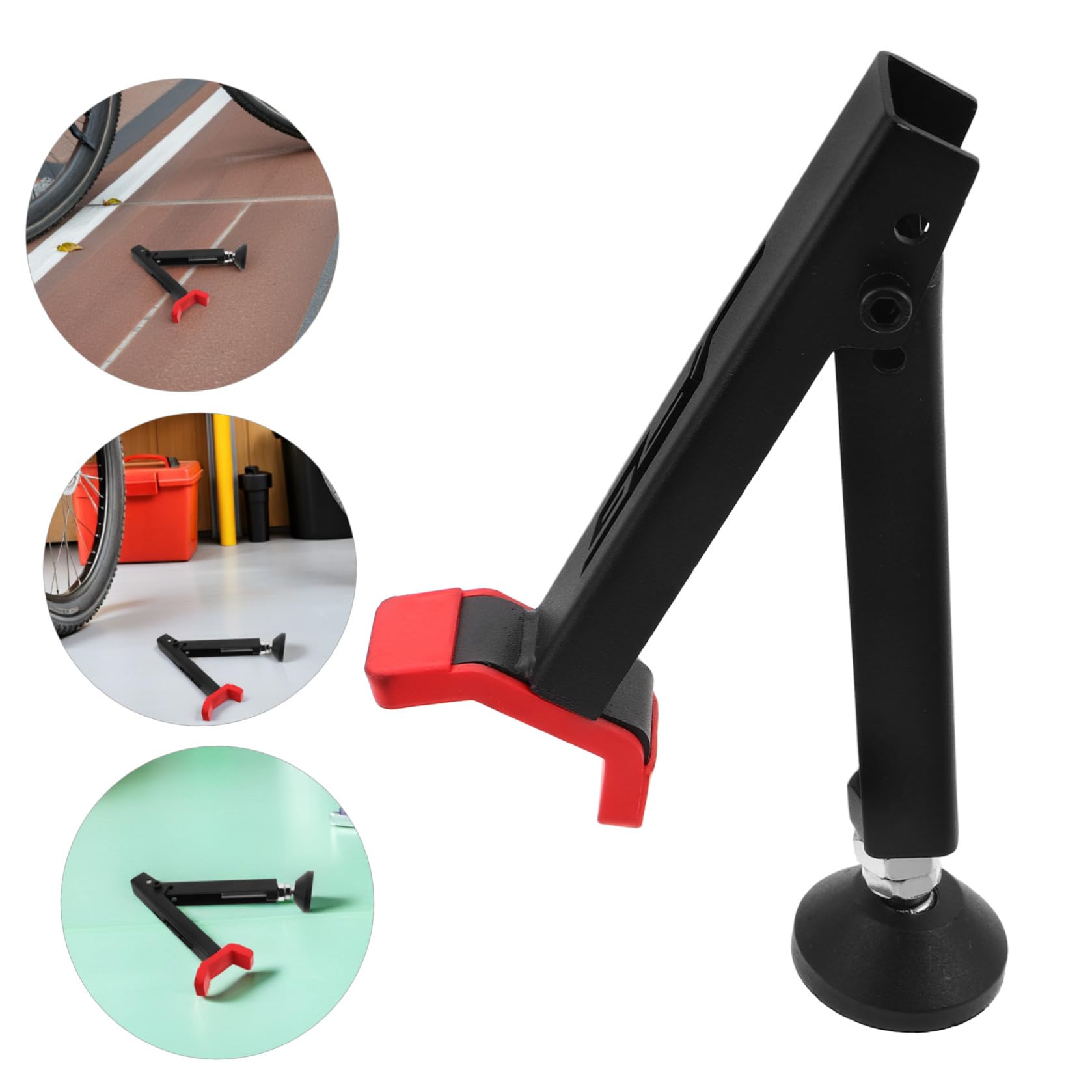 Béquille de Roue pour Moto Hors-Piste Noire en Acier