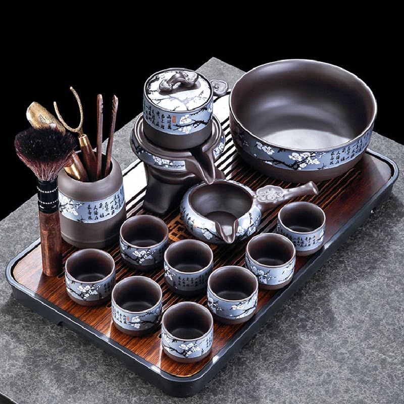 umsl Set da tè cinese di lusso Teiera Kung Fu Zisha Infusori Cucina Puer Teiera E Tazza Set Completo Gaiwan Regalo Strumenti Tetera Teaware