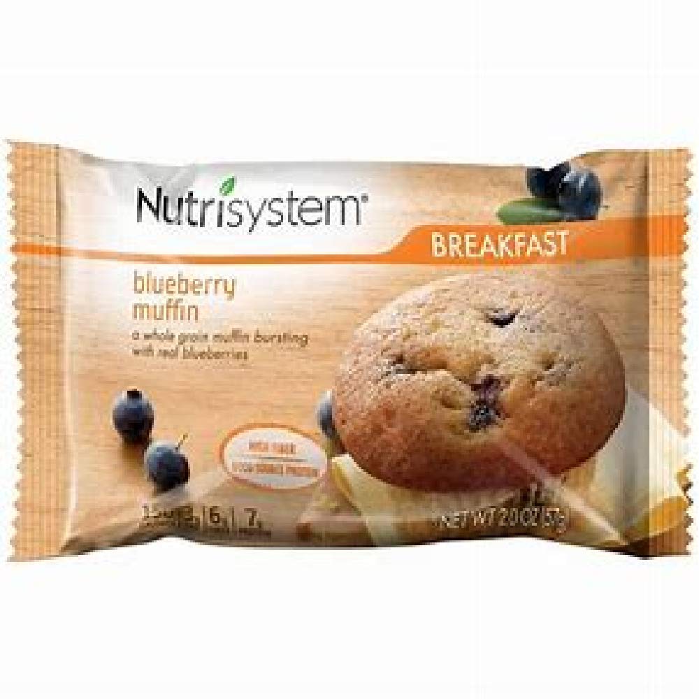 Nutrisystem Breakfast Blueberry Muffin Lot of 5 Whole