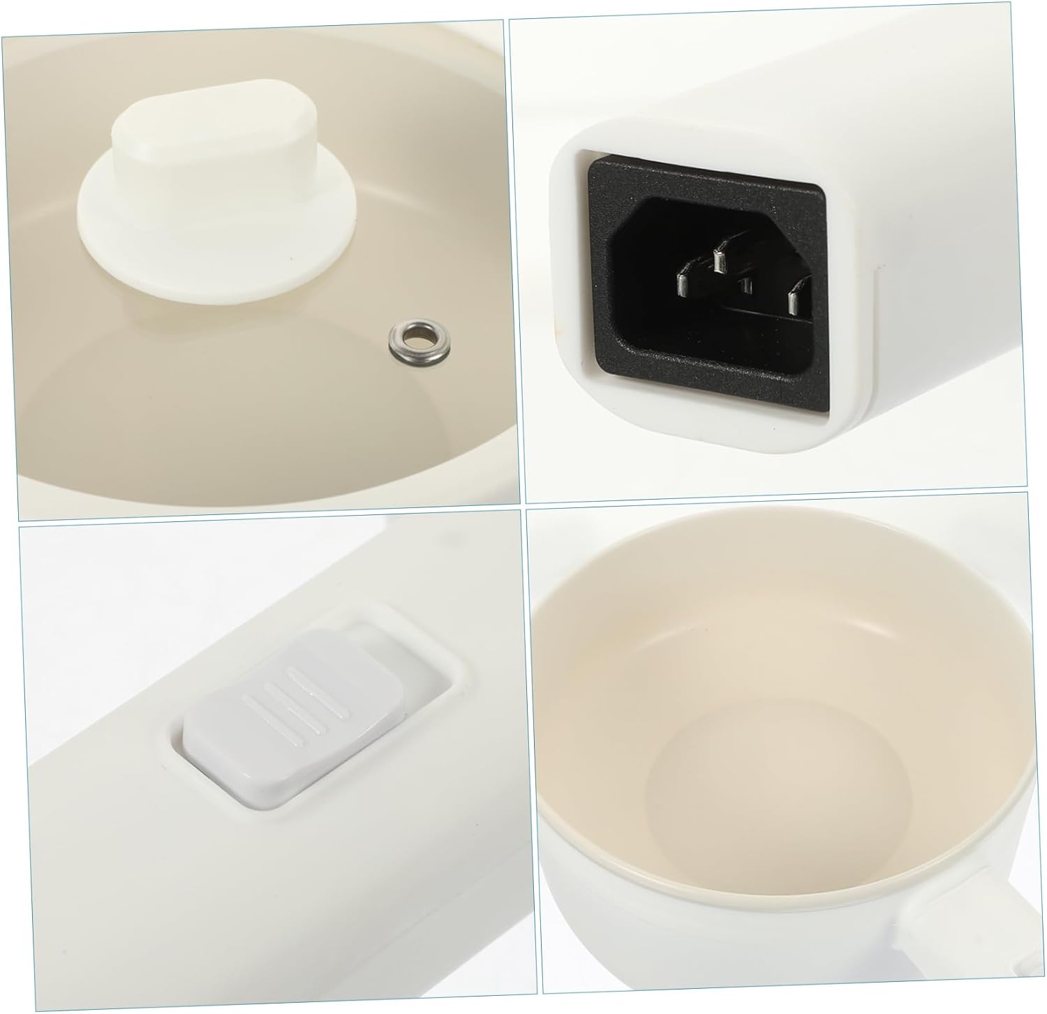 POPETPOP 110v Multifunctional Electric Skillet with Non-stick Coating for Cooking Noodles Pasta and Soup Home and Dorm Use