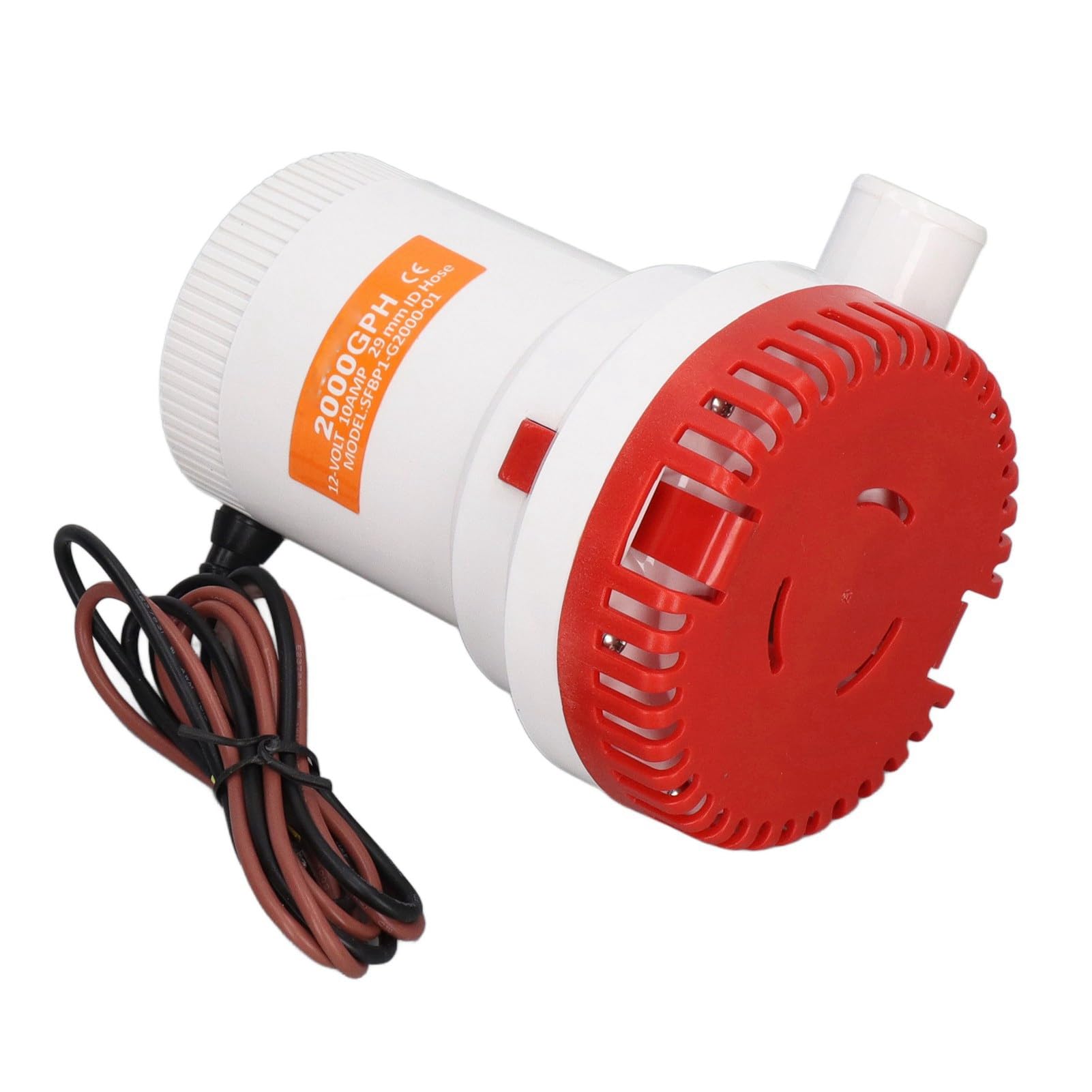 Keenso Bomba de Achique Sumergible de 12V, Diseño Ligero y Duradero