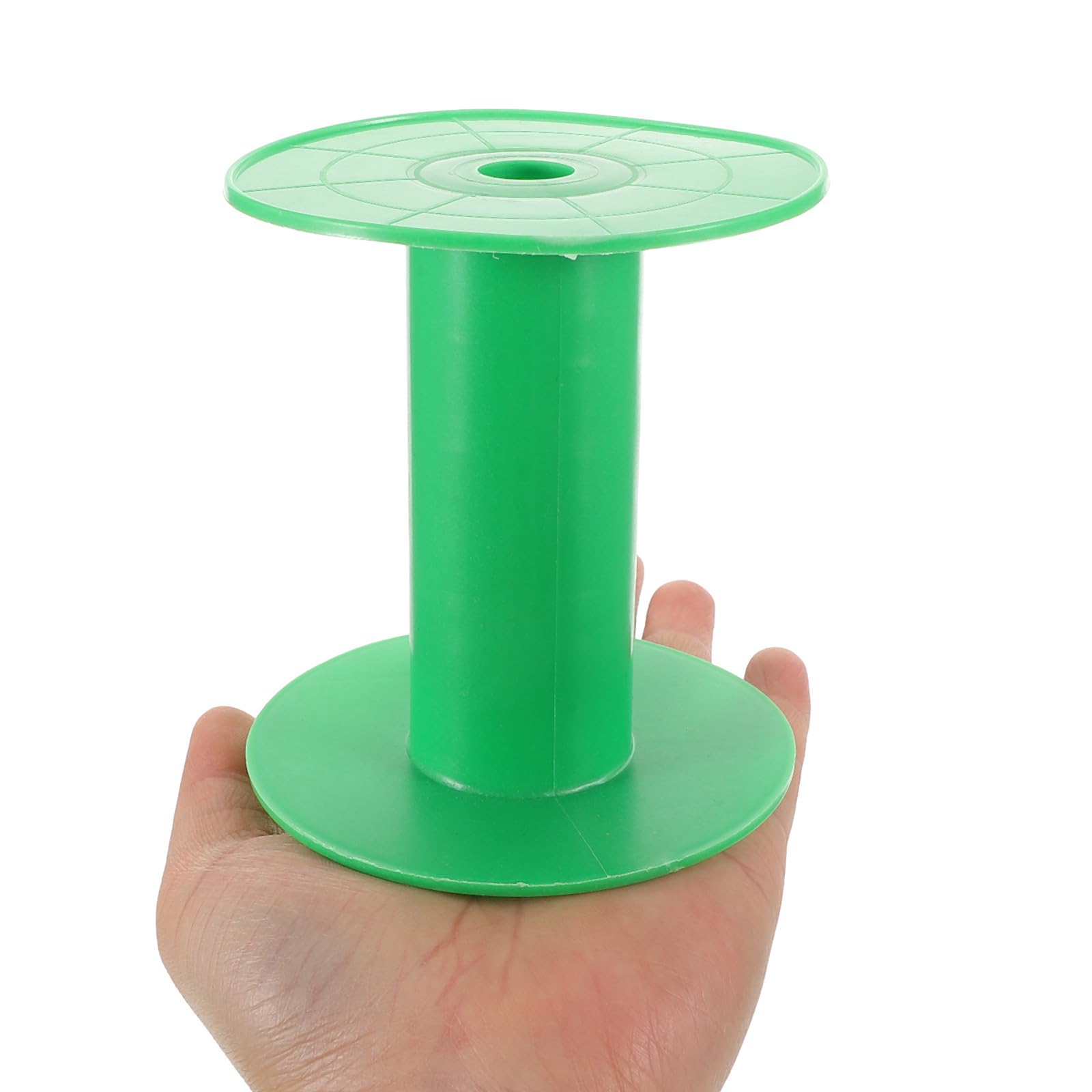 Ipetboom Diseño Delicado y Práctico Verde de Hilo de Plástico 10 Bobinas Compatibles Varias Máquinas de Coser y Bordar para Proyectos de Costura para Manualidades