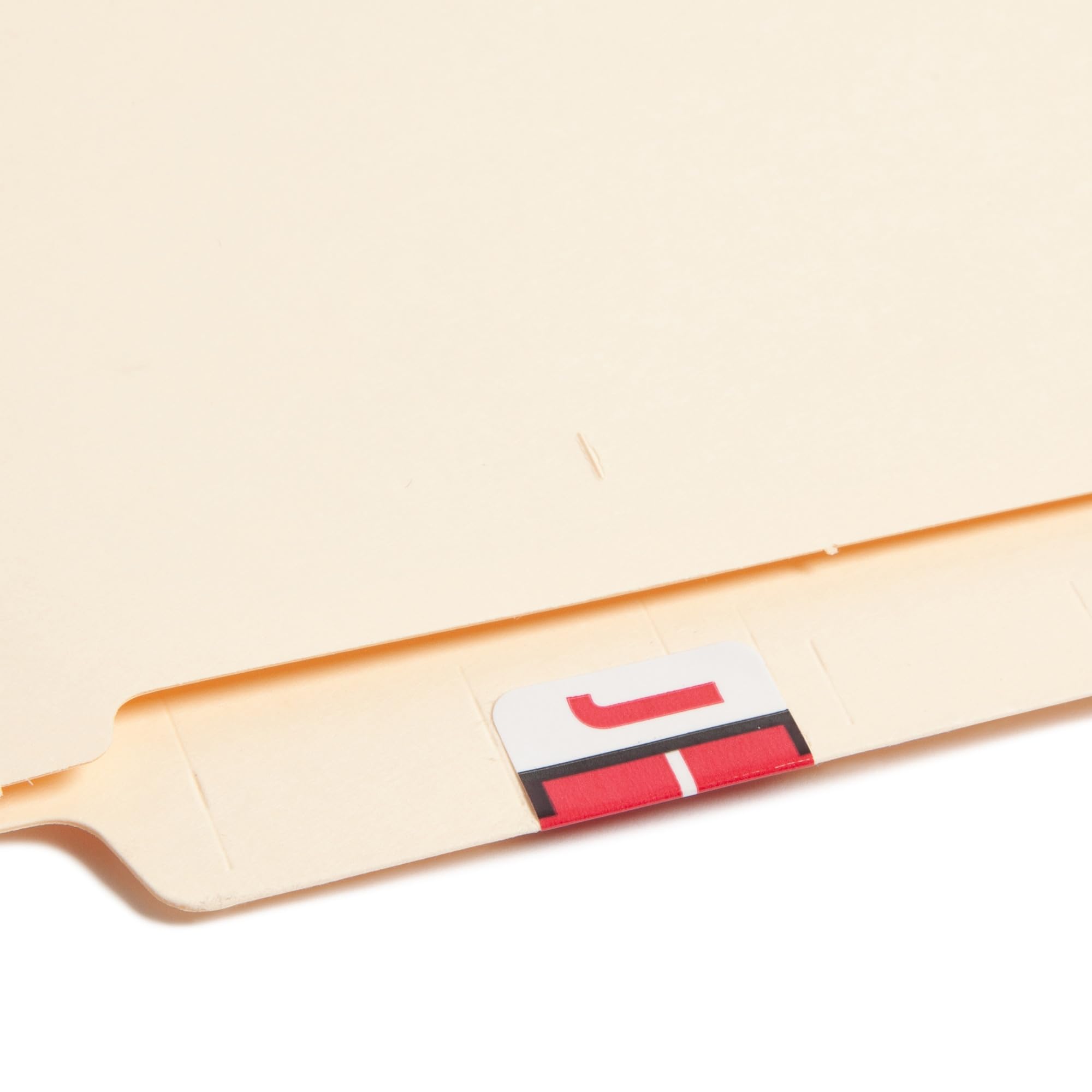 Smead BCCR 67080 - Etichetta alfabetica codificata a colori a barra, rotolo di etichette, rosso, 500 etichette per rotolo, (67080)