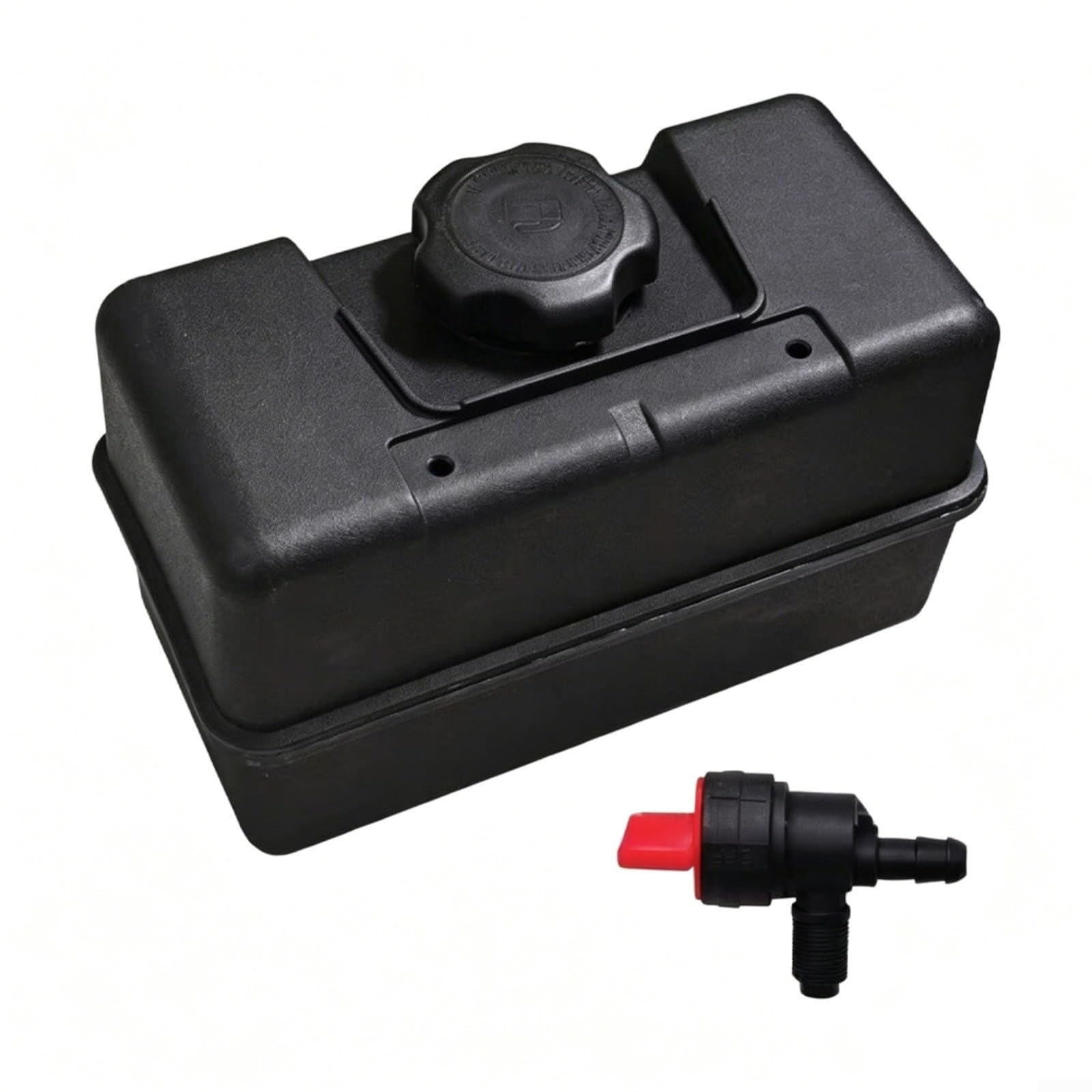 Serbatoio carburante in plastica 4 Quart con valvola e coperchio, compatto per montaggio remoto, adatto per motori OEM 691993