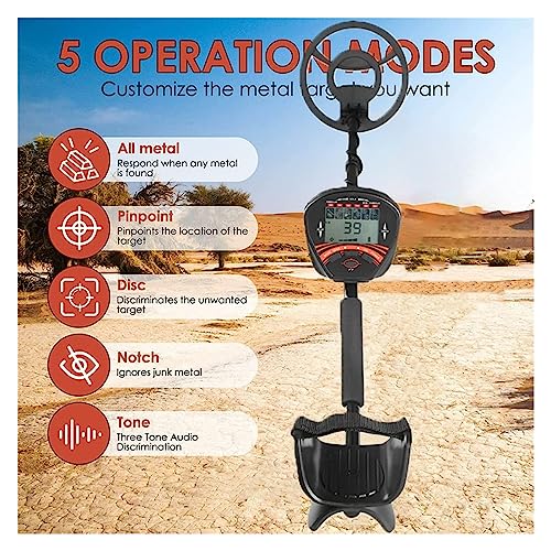 Détecteur de métaux MD-810 de localisation précise pour ne plus rater aucun objet de valeur