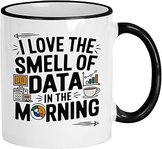 Casitika Data Scientist Gift – Funny Data Mug for Co-Worker, Researcher or Analyst – 11 oz Appreciation Cup for Computer Science & Statistics Lovers. (Love The Smell)