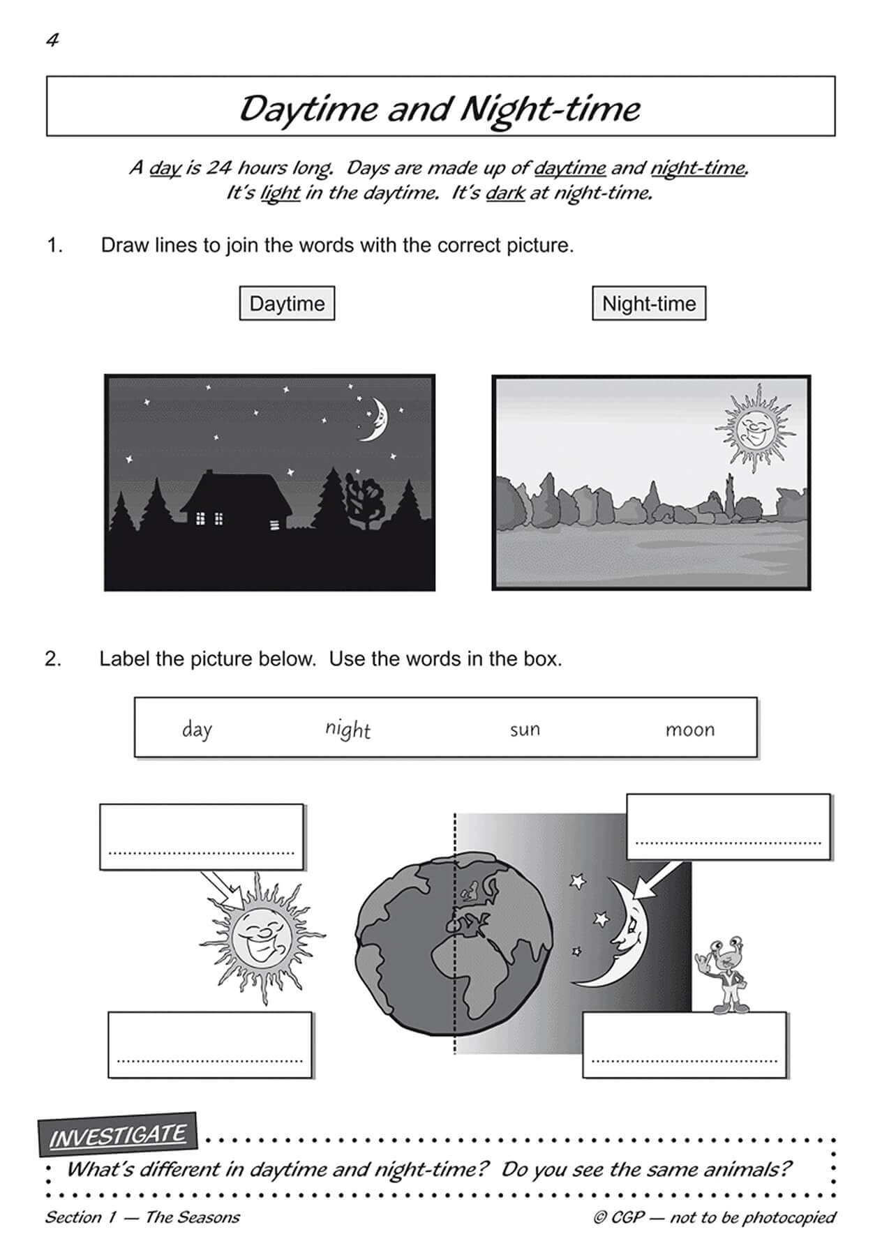 KS1 Science Year 1 Workout: Plants & the Seasons