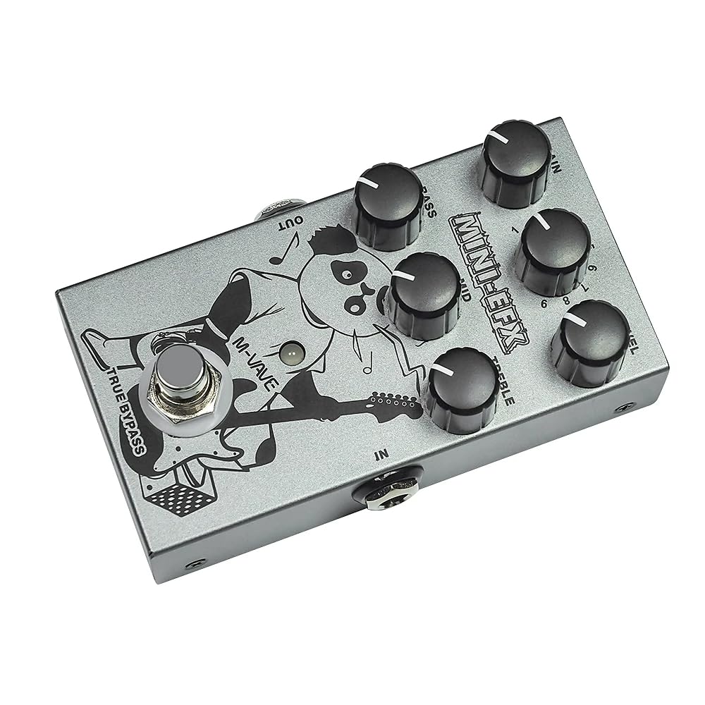 M-Vave Mini-Efx - Pedale multieffetto 4 effetti overdrive 4 effetti di distorsione Boost