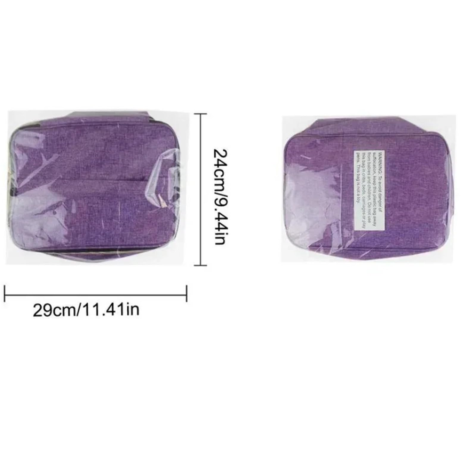 Doppelschichtiger Zubehör-Organizer, große Näh-Aufbewahrungstasche, passend for Nähwerkzeuge, Nähset-Organizer, Box-Organizer Für Haushalt(Purple)