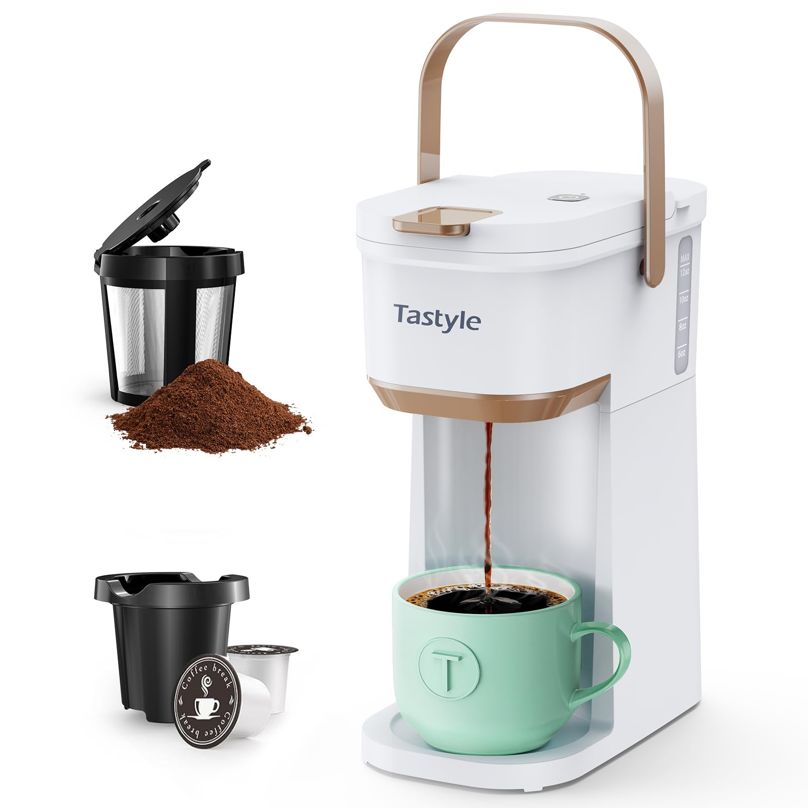 Amazon.com: Tastyle Single Serve One Cup Coffee Maker, for K Cups