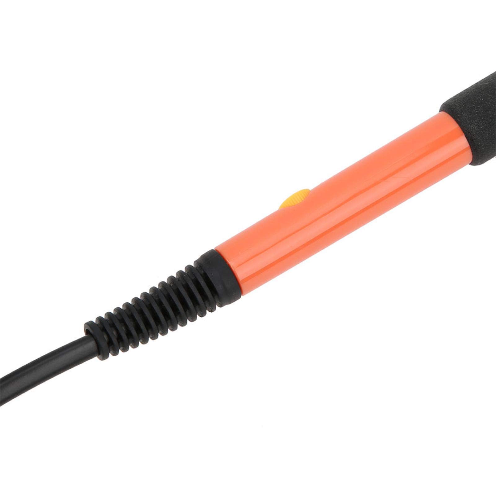 Kit saldatore 20 pezzi Set saldatore elettrico Temperatura regolabile senza interruttore Strumenti di saldatura Supporto per saldatore, stoppino, pinzette(Spina UE AC220V)