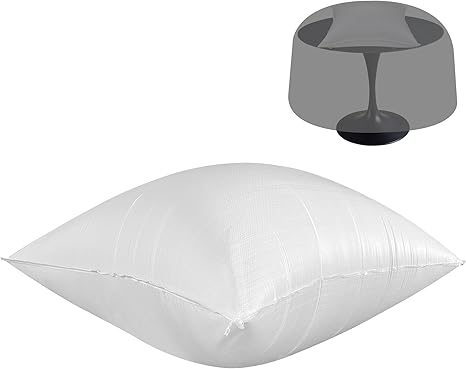 Adnee 34 x 26 Inch Patio Furniture Cover Airbag-Rectangle PP Patio Table Cover Air Pillow-Inflatable Outdoor Furniture Cover Support Prevents Leaves,Water and Snow Pooling