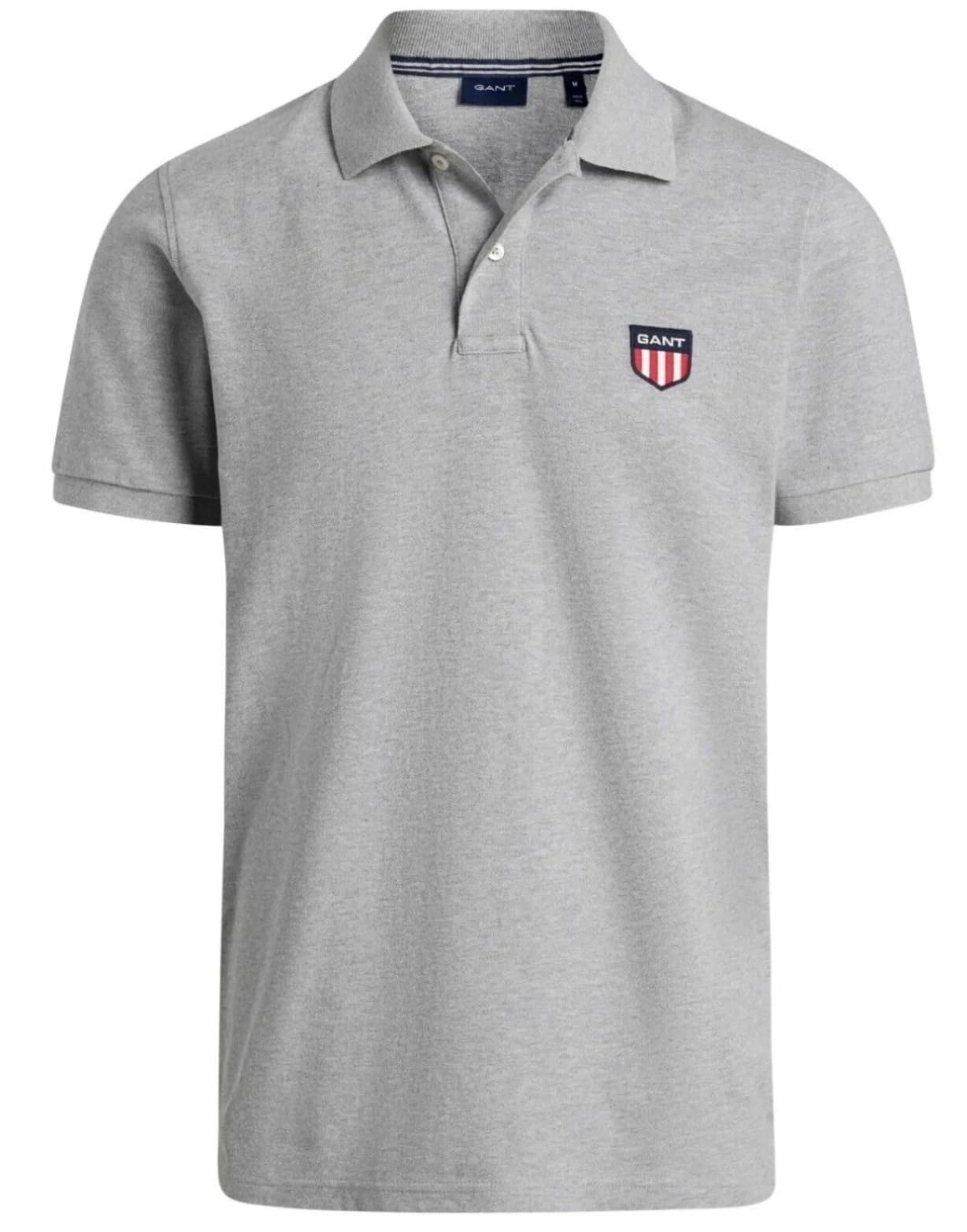 GANT Polo Shirt Polohemd Pique Retro Shield Logo Hemd T-shirt Poloshirt