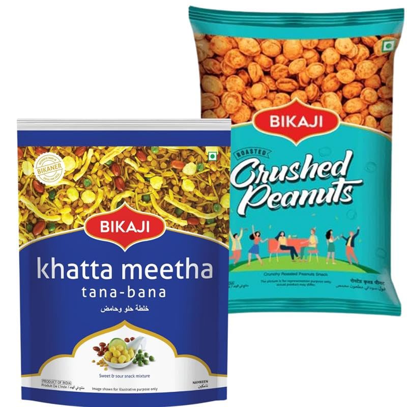 BIKAJI Roasted Peanuts & Khatta Meetha Namkeen Combo, 1.4kg image 5