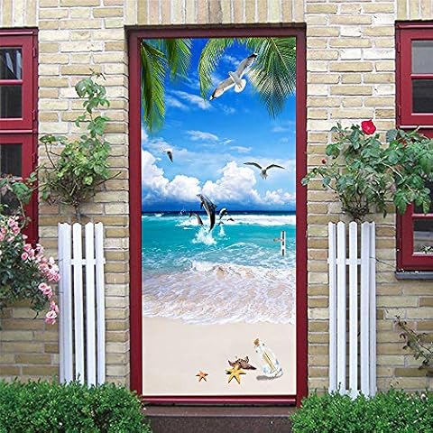KACOLOR 3D Door Sticker KA-F010 Cover