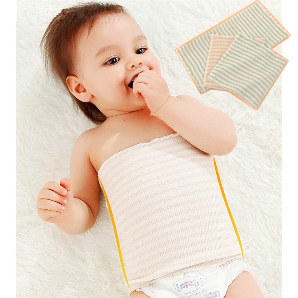 Baby Belly Button Band, 2pcs Pure Cotton Navel Hernia Truss Belt