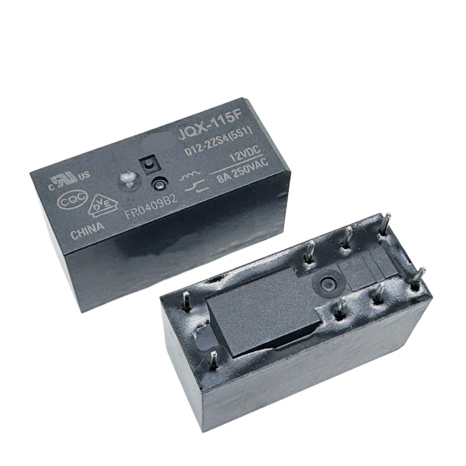 SMGLRUEAT 1pc JQX-115F 012-2ZS4(551) Relay 8pins