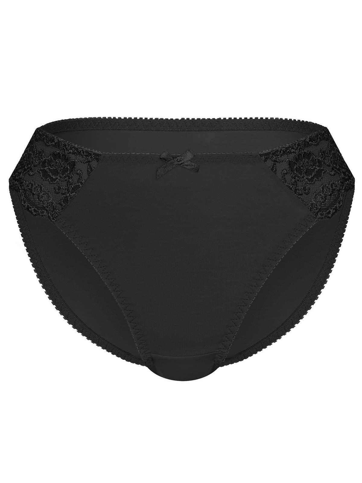 Sassa Women's Black Classic Lace Brief 44660 2XL