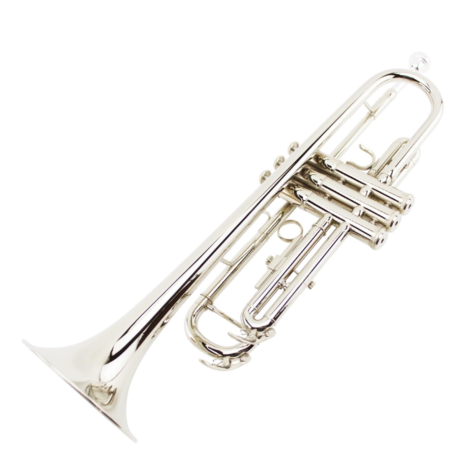 Trompete Trompeteninstrument aus vernickeltem Silber in B-Dur für Einsteiger und professionelle Bandspieler